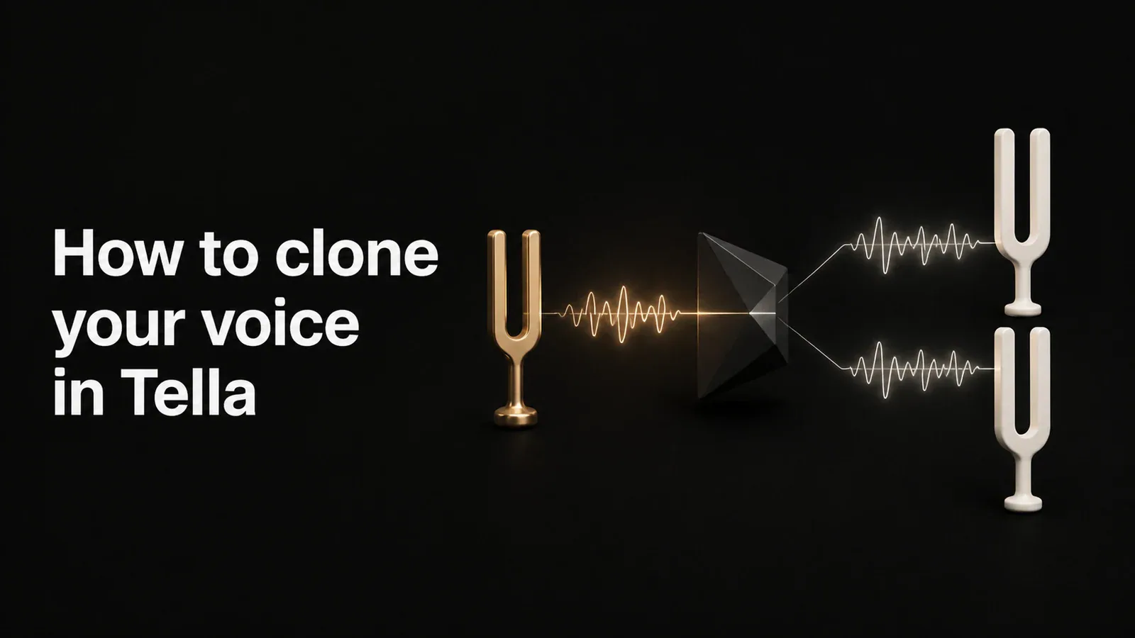 Cover illustration for How to clone your voice in Tella