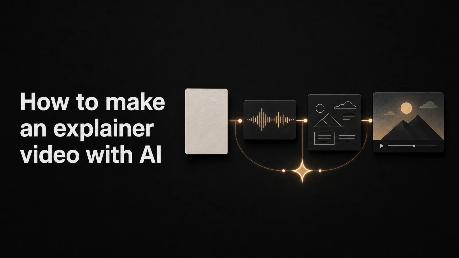 Cover illustration for How to make an explainer video with AI