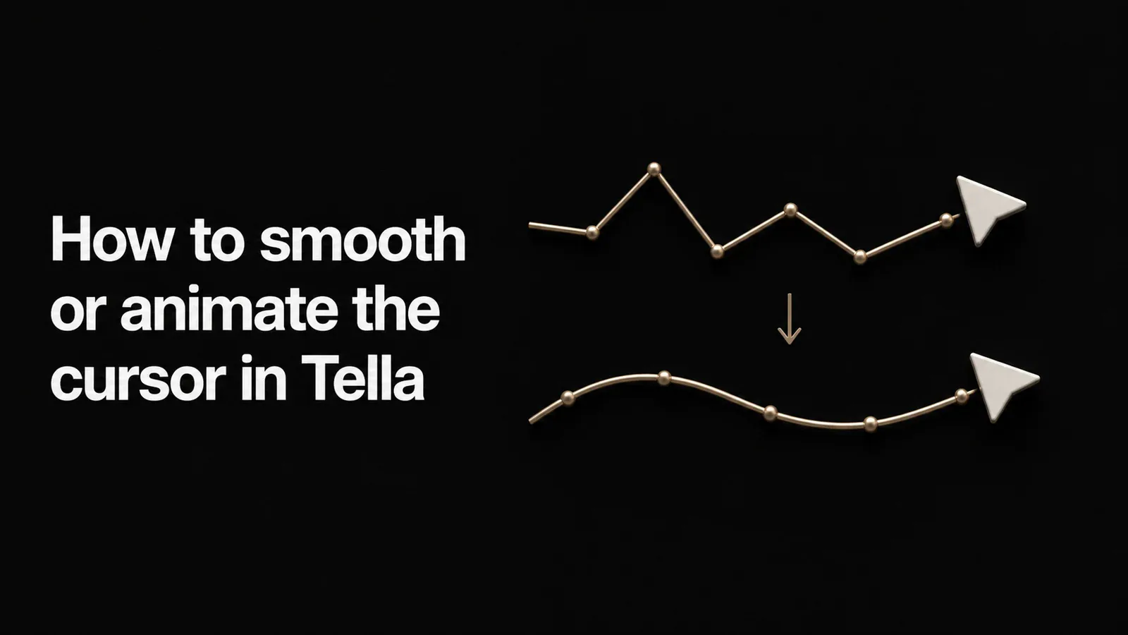 Cover illustration for How to smooth or animate the cursor in Tella