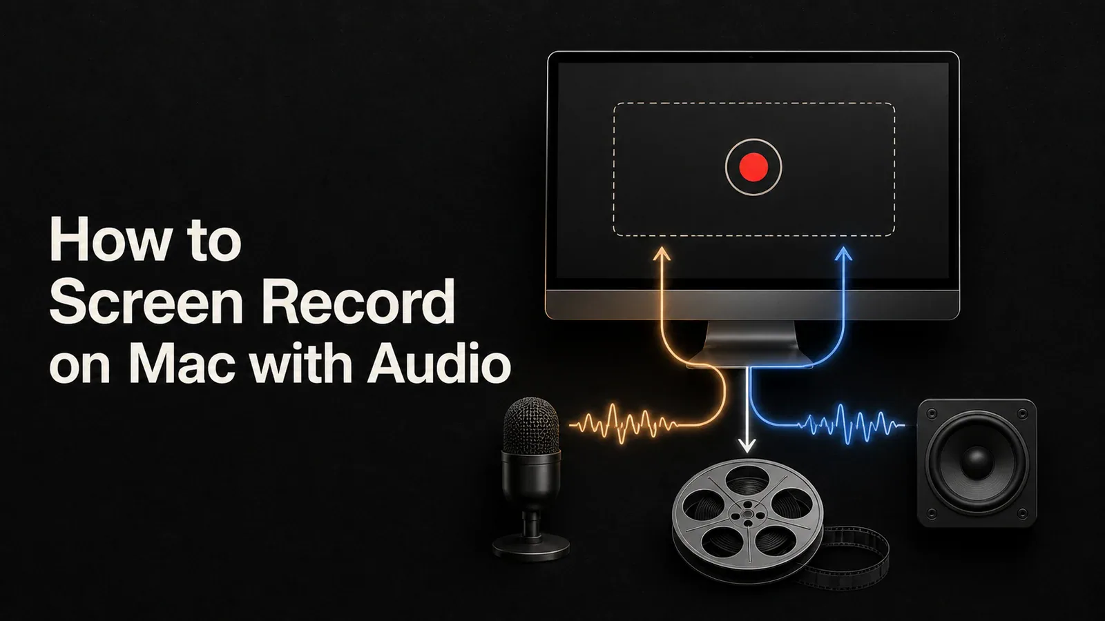 Cover illustration for How to Screen Record on Mac with Audio