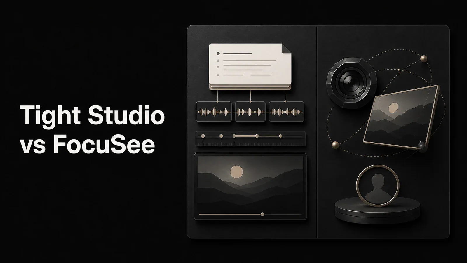 Cover illustration comparing Tight Studio and Focusee