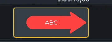 Selected Camtasia arrow callout clip on the timeline with draggable edges for changing its duration