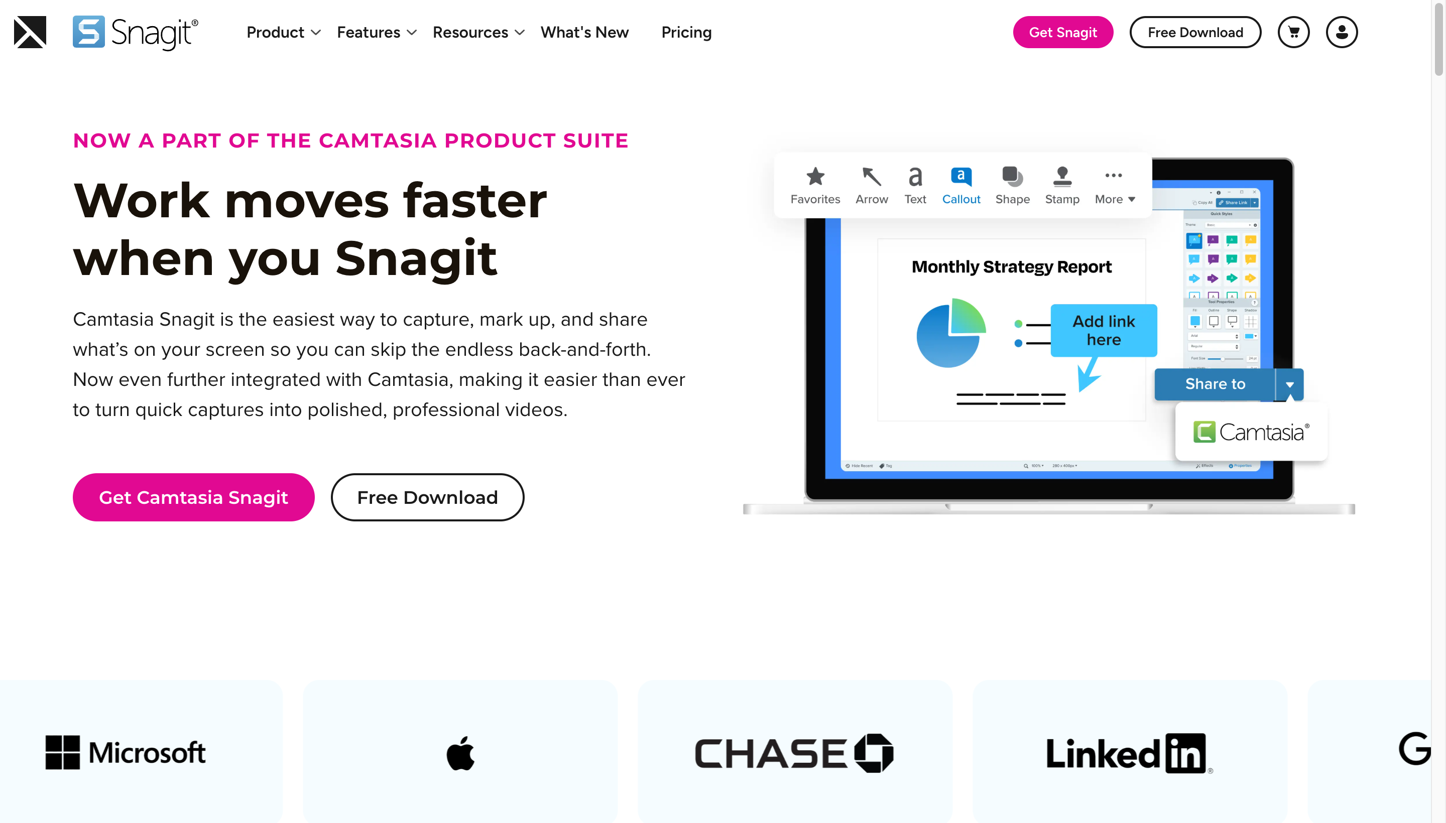 Snagit screen capture and markup tool by TechSmith